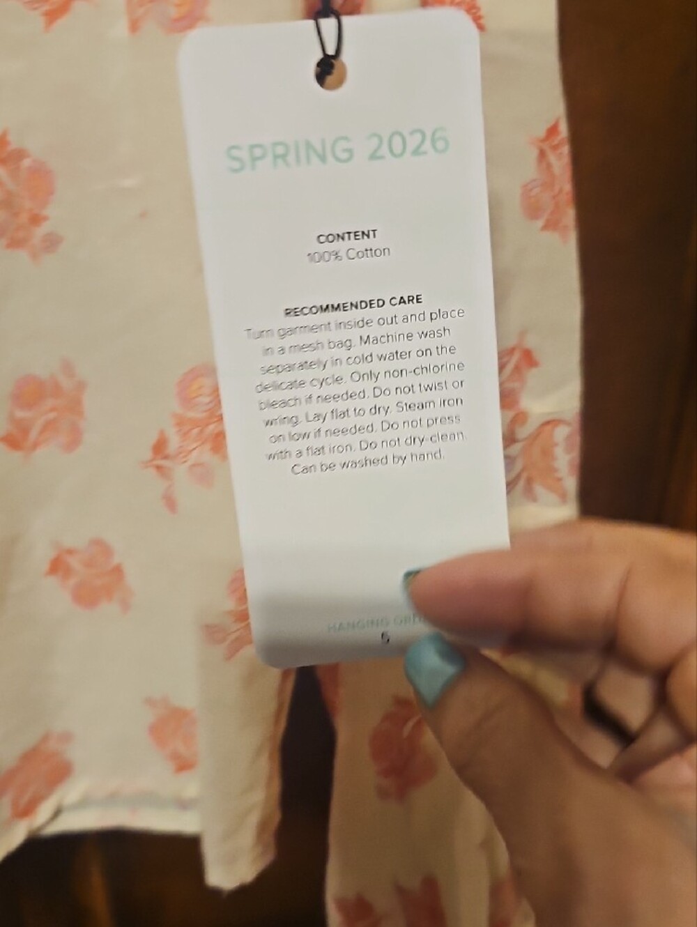 CAbi Pink Floral Pintuck Blouse - Picture 9 of 10